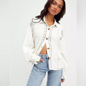 Free People Louisa Shirt Jacket